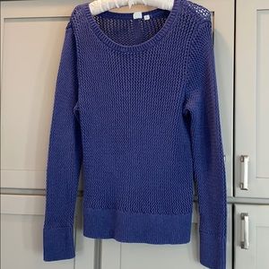 Gap Mesh Cotton Sweater Size XL